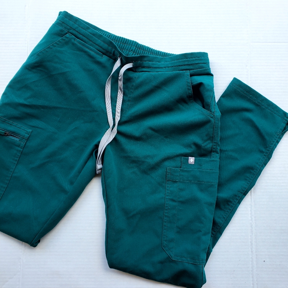 FIGS Yola Scrub Pants XS Green